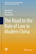 Cover: The Road to the Rule of Law in Modern China - Springer