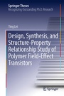 Cover: Design, Synthesis, and Structure-Property Relationship Study of Polymer Field-Effect Transistors - Springer