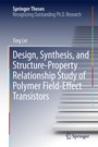 Cover: Design, Synthesis, and Structure-Property Relationship Study of Polymer Field-Effect Transistors - Springer