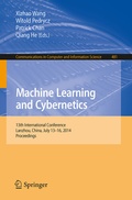 Cover: Machine Learning and Cybernetics - Springer