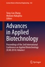Cover: Advances in Applied Biotechnology - Springer
