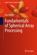Cover: Fundamentals of Spherical Array Processing - Springer