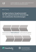 Cover: Konfigurierbares Vorgehensmodell f&uuml;r die exportorientierte Entwicklung von technischen Dienstleistungen - Fraunhofer Verlag