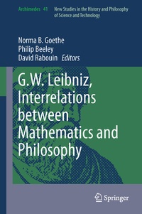 Abbildung von: G.W. Leibniz, Interrelations between Mathematics and Philosophy - Springer