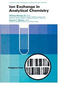 Bild: Ion Exchange in Analytical Chemistry - Elsevier