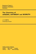 Cover: The Chemistry of Arsenic, Antimony and Bismuth - Elsevier