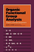 Cover: Organic Functional Group Analysis - Elsevier