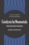 Cover: Catalysis by Nonmetals - Academic Press