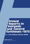 Cover: Annual Reports in Inorganic and General Syntheses-1973 - Academic Press