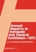 Cover: Annual Reports in Inorganic and General Syntheses-1972 - Academic Press