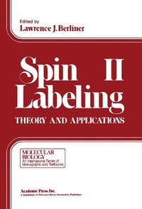 Enlarge image Cover: Spin Labeling - Academic Press