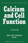 Cover: Calcium and Cell Function - Academic Press
