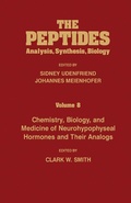 Cover: Chemistry, Biology, and Medicine of Neurohypophyseal Hormones and Their Analogs - Academic Press
