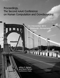 Cover: Proceedings, The Second AAAI Conference on Human Computation and Crowdsourcing - AAAI