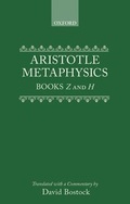 Cover: Metaphysics Books Z and H - Clarendon Press