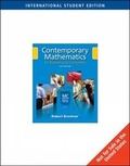 Cover: Contemporary Mathematics for Business and Consumers - South-Western