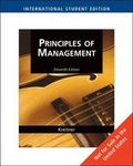 Cover: Principles of Management - Wadsworth Publishing Co Inc