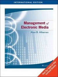 Enlarge image Cover: Management of Electronic Media - Wadsworth Publishing Co Inc