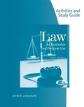 Cover: Activities and Study Guide for Adamson's Law for Business and Personal Use, 18th - South Western Educational Publishing