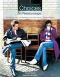 Cover: Choices in Relationships - Wadsworth Publishing Co Inc