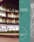 Cover: Foundations of Education, International Edition - Wadsworth Publishing Co Inc