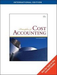 Enlarge image Cover: Principles of Cost Accounting - South-Western