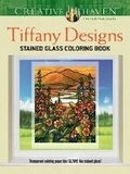 Cover: Creative Haven Tiffany Designs Stained Glass Coloring Book - Dover Children's