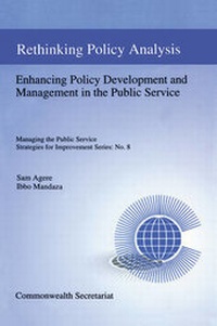 Enlarge image Cover: Rethinking Policy Analysis - Commonwealth Secretariat