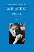 Cover: The Complete Works of W. H. Auden: Prose, Volume V - Princeton University Press