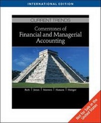 Enlarge image Cover: Cornerstones of Financial and Managerial Accounting - South-Western
