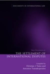 Abbildung von: The Settlement of International Disputes - Hart Publishing