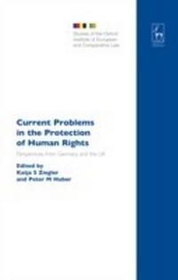 Enlarge image Cover: Current Problems in the Protection of Human Rights - Hart Publishing