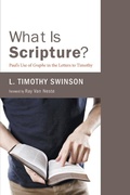 Cover: What Is Scripture? - Wipf & Stock Publishers