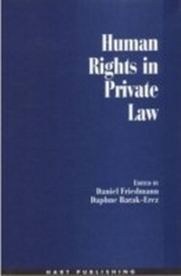 Enlarge image Cover: Human Rights in Private Law - Hart Publishing