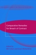 Bild: Comparative Remedies for Breach of Contract - Hart Publishing