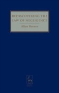 Cover: Rediscovering the Law of Negligence - Hart Publishing