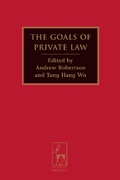 Bild: The Goals of Private Law - Hart Publishing