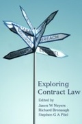 Bild: Exploring Contract Law - Hart Publishing