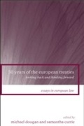 Cover: 50 Years of the European Treaties - Hart Publishing
