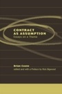 Cover: Contract as Assumption - Hart Publishing