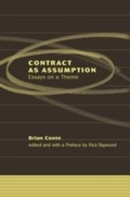 Bild: Contract as Assumption - Hart Publishing