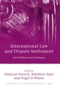 Cover: International Law and Dispute Settlement - Hart Publishing