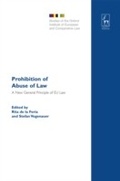 Cover: Prohibition of Abuse of Law - Hart Publishing