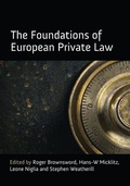 Cover: The Foundations of European Private Law - Hart Publishing