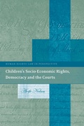 Cover: Children's Socio-Economic Rights, Democracy And The Courts - Hart Publishing