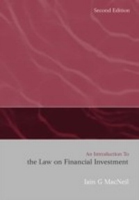 Abbildung von: An Introduction to the Law on Financial Investment - Hart Publishing