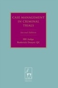 Cover: Case Management in Criminal Trials - Hart Publishing