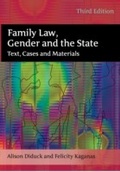 Cover: Family Law, Gender and the State - Hart Publishing
