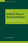 Cover: Italiens Weg in den Faschismus - Jan Sramek Verlag KG