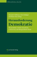 Cover: Herausforderung Demokratie - Jan Sramek Verlag KG